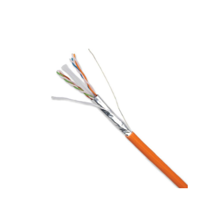 1 m Cablu NEXANS cupru F1/UTP Cat 6a AWG23 LSZH Portocaliu LANmark Rola 500 metri Full cupru, vanzare la rola 500m "N100.624G-OD