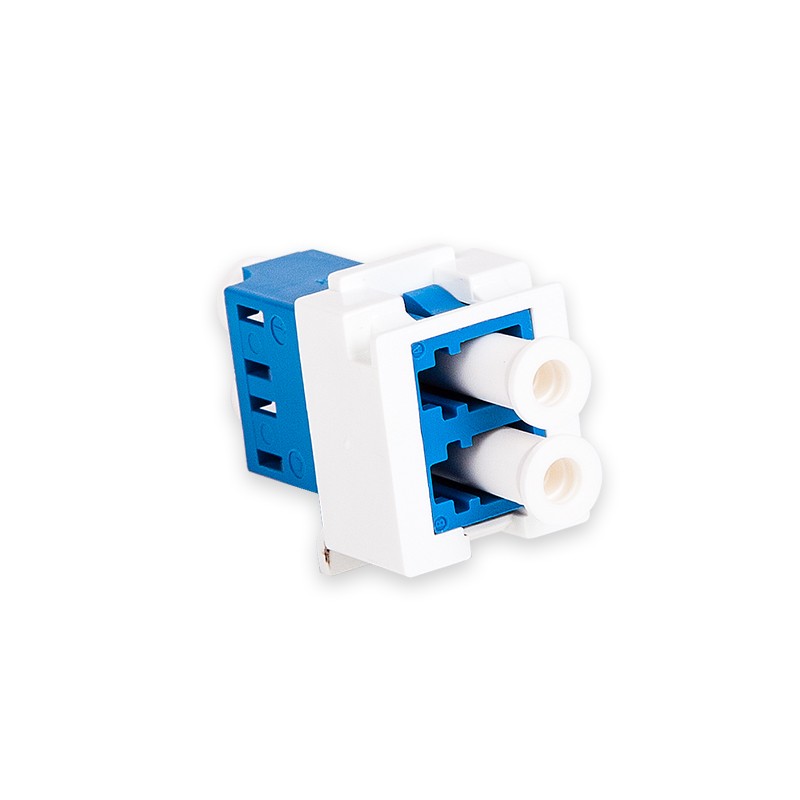 Nexans Adaptor FO Singlemode LC Snap-in LANmark Duplex, "N205.627"