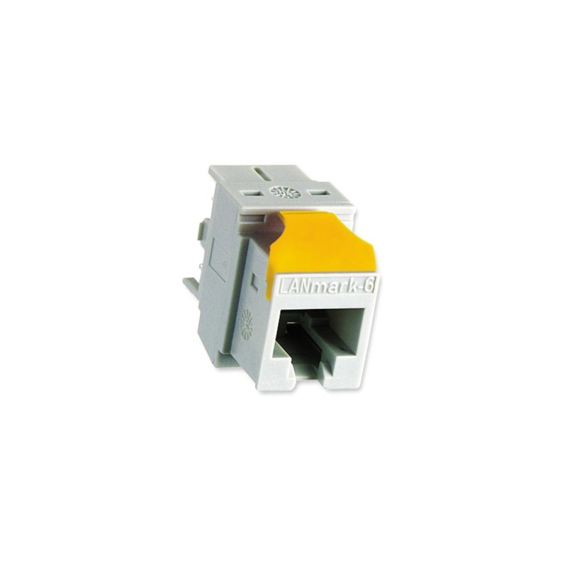 Nexans Clips galben Keystone pentru conectori Evo Snap in LANmark,24 buc, Nu se potriveste cu conectori cat7 GG45 si conectori c