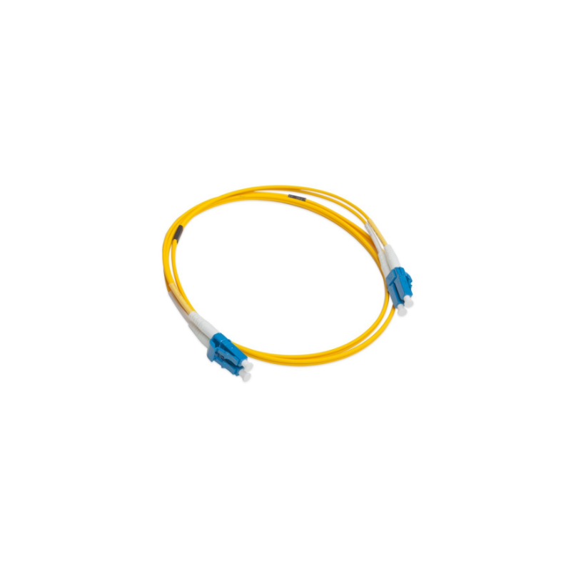 Nexans Patch cord FO 2 metri LSZH Galben LANmark Singlemode Duplex LC-LC Slimflex, "N122.4LLY2" (timbru verde 0.08 lei)