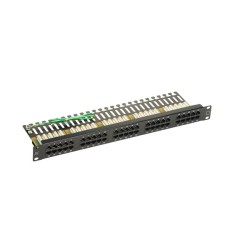Nexans Patch Panel echipat Voce Neecranat 50 (2 perechi/port) Negru, "N500.350BK"