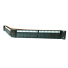 Nexans Patch Panel neechipat Modular unghiular Cat 5, 6, 6A, 7, 7A, Cupru 24 Snap-in LANmark Negru, "N521.671"