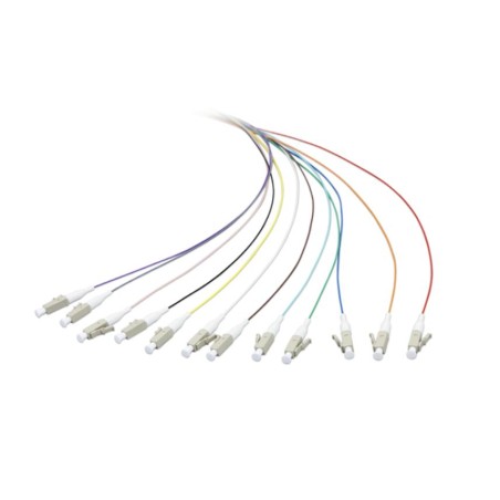 Nexans LANmark-OF Pigtail LC OM4 Maxistrip LSZH 50/125 1m 12 Colours, "N121.7MLS"