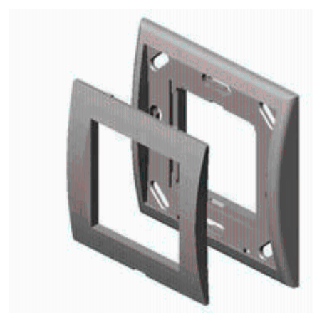 Nexans Rama montaj ingropat pentru Modul 45x45 alb LANmark, "N200.050"
