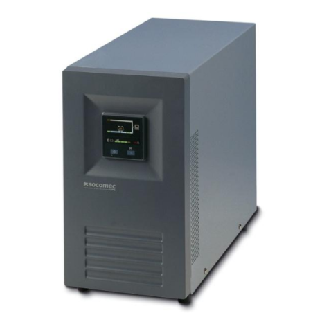 UPS Socomec "ITYS", Online, Tower, 2400 W, fara AVR, IEC x 4, display LCD, back-up 1 - 10 min. "ITY-E-TW030B" (timbru verde 11 l