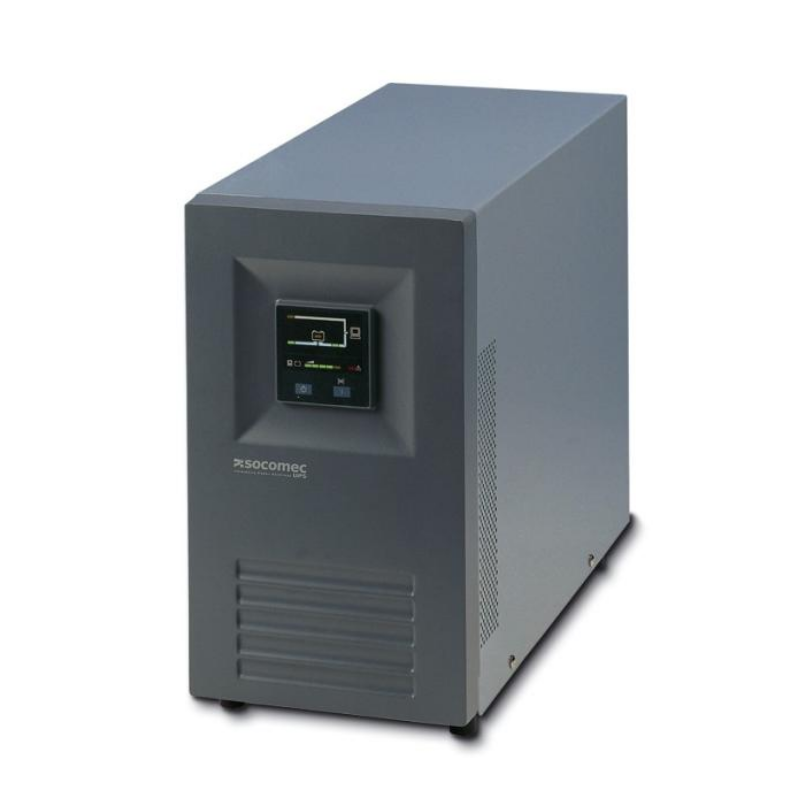 UPS Socomec "ITYS", Online, Tower, 2400 W, fara AVR, IEC x 4, display LCD, back-up 1 - 10 min. "ITY-E-TW030B" (timbru verde 11 l