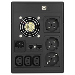 UPS Vertiv "LIEBERT itON", Line int., mini Tower, 1200 W, AVR, IEC x 3 | Schuko x 3, LED, "LI32151CT20" (timbru verde 11 lei)