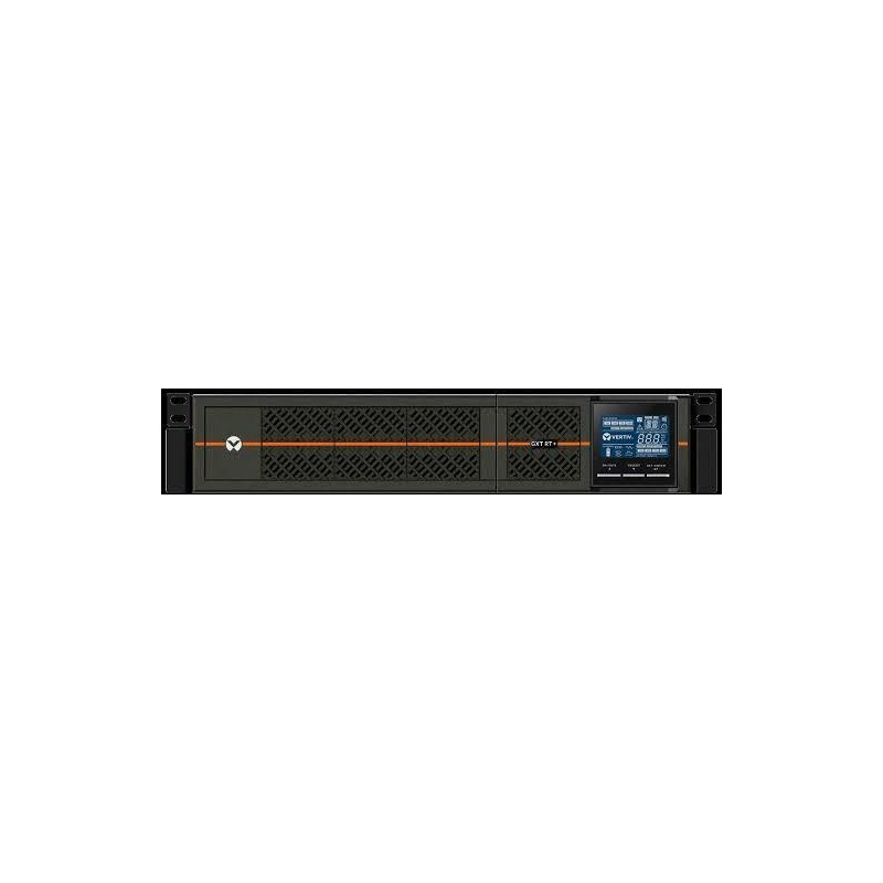 UPS Vertiv "GXT RT+", Online, Tower/rack, 1800 W, fara AVR, IEC x 6, display LCD, back-up 1 - 10 min. "GXTRT-2000IRT2UXL" (timbr