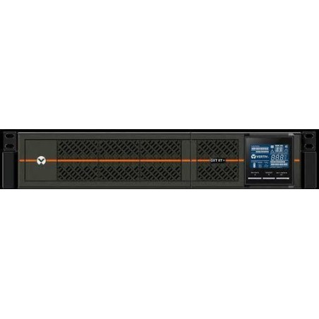 UPS Vertiv "GXT RT+", Online, Tower/rack, 1800 W, fara AVR, IEC x 6, display LCD, back-up 1 - 10 min. "GXTRT-2000IRT2UXL" (timbr