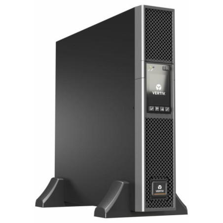 UPS Vertiv "GXT5", Online, Tower/rack, 1000 W, fara AVR, IEC x 8, display LCD, back-up 11 - 20 min. "GXT5-1000IRT2UXLE" (timbru 