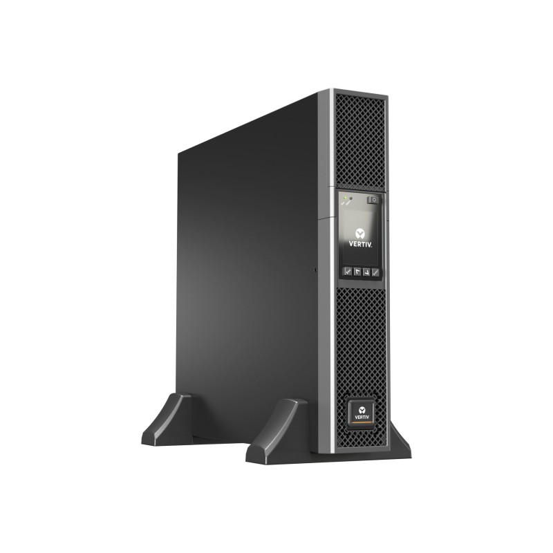 UPS Vertiv "GXT5", Online, Tower/rack, 1500 W, fara AVR, IEC x 8, display LCD, back-up 11 - 20 min. "GXT5-1500IRT2UXLE" (timbru 