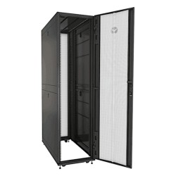 Rack 42U 1998mm Hx800mm Wx 115mm D with 77% Perforated Locking Front Door,77% Perforated Split Locking Rear Doors,pair 19" Mount