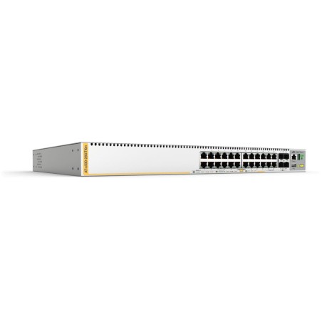 SWITCH Allied Telesis, Gigabit x 20|100/1000/5000 x 4, SFP+ x 4, managed, rackabil, carcasa metalica, "AT-x530-28GTXm-50" (timbr
