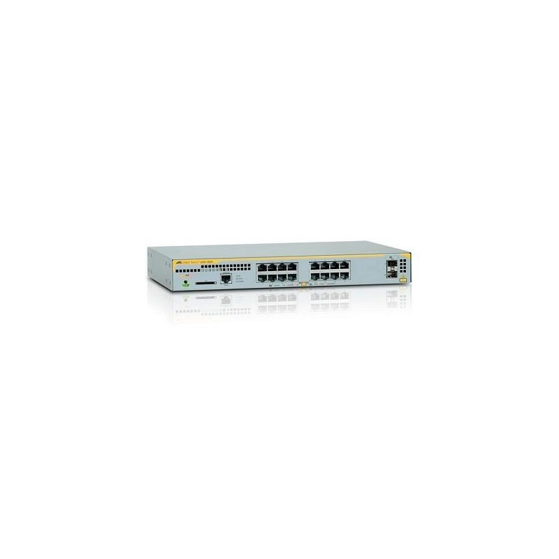SWITCH. PoE Allied Telesis, port Gigabit x 16, SFP SFP x 2, carcasa metalica, "AT-x230-18GP-50" (timbru verde 2 lei)