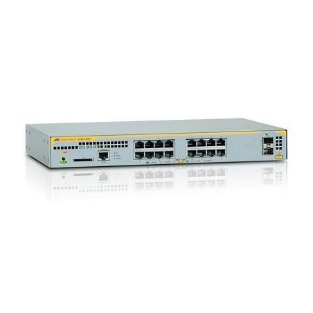 SWITCH. PoE Allied Telesis, port Gigabit x 16, SFP SFP x 2, carcasa metalica, "AT-x230-18GP-50" (timbru verde 2 lei)