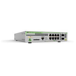SWITCH. PoE Allied Telesis, port Gigabit x 8, SFP SFP x 2, managed, rackabil, carcasa metalica, "AT-GS970M/10PS-50" (timbru verd