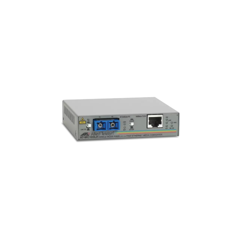 Media Converter [AT-MC103SC/FS3-20], 100TX (RJ-45) to 100FX SC single-mode (min.15 km - max.75 km) "990-01755-20"