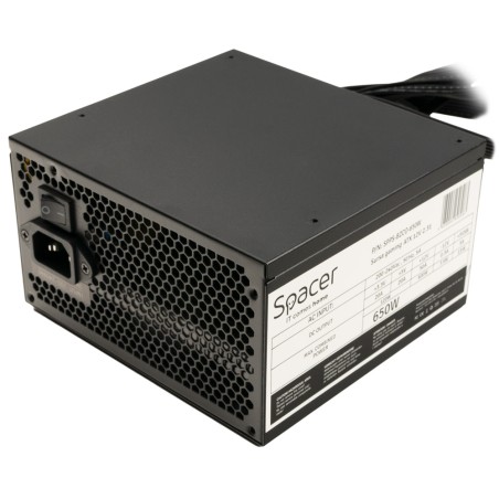 SURSA SPACER BZCO-650 80+ Bronze compatible, 650w, fan 120mm, MB (20+4) x1, CPU (4+4) x2, PCI-E (6+2) x2, SATA x6, Molex x3, *re