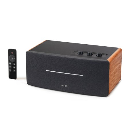 BOXE EDIFIER desktop bluetooth, RMS: 70W (2 x 20W, 2 x 15W), Bluetooth 5.0, RCA, AUX, Line-Out, brown, "D12-BR"  (timbru verde 0