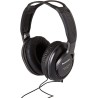 Black, range of 10Hz to 25kHz, imp. 40W, sens. 100 dB/mW,max. input 1000 mW, 5m long cable for listening to TV, single-sided lis