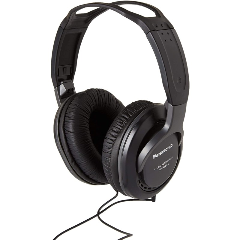 Black, range of 10Hz to 25kHz, imp. 40W, sens. 100 dB/mW,max. input 1000 mW, 5m long cable for listening to TV, single-sided lis