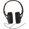 Black, range of 10Hz to 25kHz, imp. 40W, sens. 100 dB/mW,max. input 1000 mW, 5m long cable for listening to TV, single-sided lis