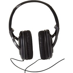 Black, range of 10Hz to 25kHz, imp. 40W, sens. 100 dB/mW,max. input 1000 mW, 5m long cable for listening to TV, single-sided lis