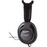 Black, range of 10Hz to 25kHz, imp. 40W, sens. 100 dB/mW,max. input 1000 mW, 5m long cable for listening to TV, single-sided lis