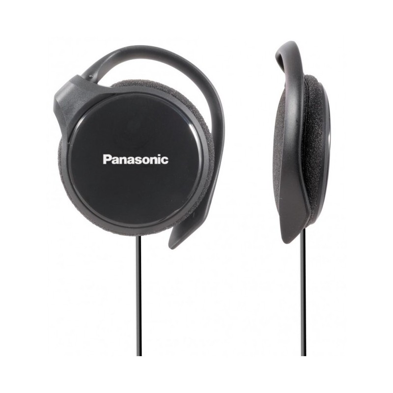 CASTI Panasonic , pt. smartphone, cu fir, clip, microfon nu, conectare prin Jack 3.5 mm, negru, "RP-HS46E-K" (timbru verde 0.18 