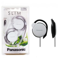 CASTI Panasonic , pt. smartphone, cu fir, clip, microfon nu, conectare prin Jack 3.5 mm, alb, "RP-HS46E-W" (timbru verde 0.18 le