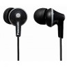 range 6Hz - 24kHz, 16W, 104dB/mW, closed type headphones, length of cord 1.2m, 3 sizes of silicone earphones "RP-HJE125E-K" (tim