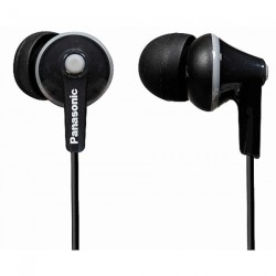 range 6Hz - 24kHz, 16W, 104dB/mW, closed type headphones, length of cord 1.2m, 3 sizes of silicone earphones "RP-HJE125E-K" (tim