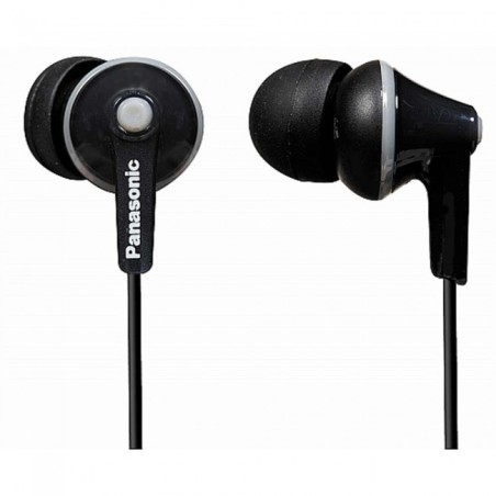 range 6Hz - 24kHz, 16W, 104dB/mW, closed type headphones, length of cord 1.2m, 3 sizes of silicone earphones "RP-HJE125E-K" (tim