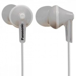 range 6Hz - 24kHz, 16W, 104dB/mW, closed type headphones, length of cord 1.2m, 3 sizes of silicone earphones "RP-HJE125E-W" (tim