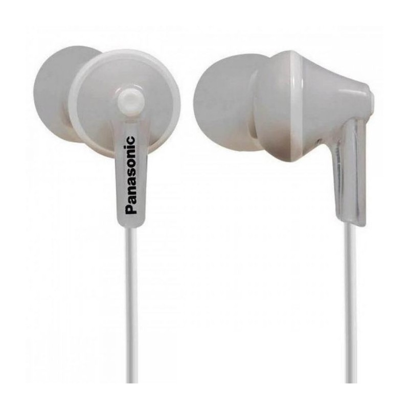 range 6Hz - 24kHz, 16W, 104dB/mW, closed type headphones, length of cord 1.2m, 3 sizes of silicone earphones "RP-HJE125E-W" (tim