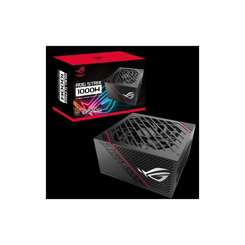 SURSA ASUS, 1000 W, "ROG STRIX 1000" modulara, ATX 12V, fan 135 mm x 1, 80 Plus Gold, MB 20+4 pinx1, CPU 4+4 pinx2, PCI-E 6+2 pi