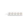 PRELUNGITOR Bachmann, Schuko x 5, 10A, conectare prin Schuko (T), cablu 1.5 m, fara protectie, alb, "BM-3812500" (timbru verde 0
