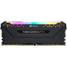 Memorie DDR Corsair DDR4 16 GB, frecventa 3600 MHz, 16 GB x 1 modul, radiator, iluminare RGB, "CMW16GX4M1Z3600C18" Latenta: