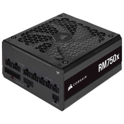 SURSA CORSAIR, 750 W, "RM750x" modulara, ATX 12V V2.4, fan 135 mm x 1, 80 Plus Gold, MB 20+4 pin x 1, CPU 4+4 pin x 2, PCI-E 6+2