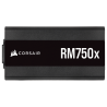 SURSA CORSAIR, 750 W, "RM750x" modulara, ATX 12V V2.4, fan 135 mm x 1, 80 Plus Gold, MB 20+4 pin x 1, CPU 4+4 pin x 2, PCI-E 6+2