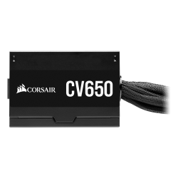 SURSA CORSAIR, 650 W, "CV650",  ATX 12V V2.31, fan 120 mm x 1, 80 Plus Bronze, MB 20+4 pin x 1, CPU 4+4 pin x 2, PCI-E 6+2 pin x