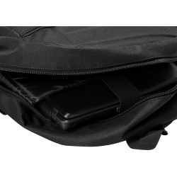 RUCSAC SPACER, pt. notebook de max. 15.6", 1 compartiment, buzunar frontal, buzunar lateral x 2, waterproof,  nylon, negru, "Bud