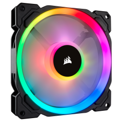 VENTILATOR Corsair, pt carcasa PC, 140 mm, 1300 rpm, LED RGB, 2 ventilatoare, "CO-9050074-WW"