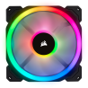 VENTILATOR Corsair, pt carcasa PC, 140 mm, 1300 rpm, LED RGB, 2 ventilatoare, "CO-9050074-WW"