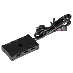 VENTILATOR Corsair, pt carcasa PC, 140 mm, 1250 rpm, LED RGB, 2 ventilatoare, "CO-9050100-WW"