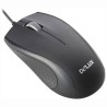 MOUSE DELUX, PC sau NB, cu fir, USB, optic, 800 dpi, butoane/scroll 3/1, , negru, "DLM-136BU" (timbru verde 0.18 lei)