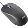 MOUSE DELUX, PC sau NB, cu fir, USB, optic, 800 dpi, butoane/scroll 3/1, , negru, "DLM-136BU" (timbru verde 0.18 lei)