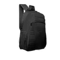 RUCSAC SPACER, pt. notebook de max. 15.6", 1 compartiment, buzunar frontal, buzunar lateral x 2, waterproof,  nylon, negru, "Bud