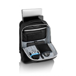RUCSAC DELL, pt. notebook de max 15 inch, 2 compartimente, buzunar frontal, 15 litri, poliester, negru, "460-BCQM"