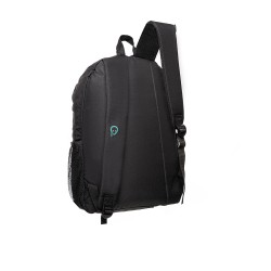 RUCSAC SPACER, pt. notebook de max. 15.6", 1 compartiment, buzunar frontal, buzunar lateral x 2, waterproof,  nylon, negru, "Bud